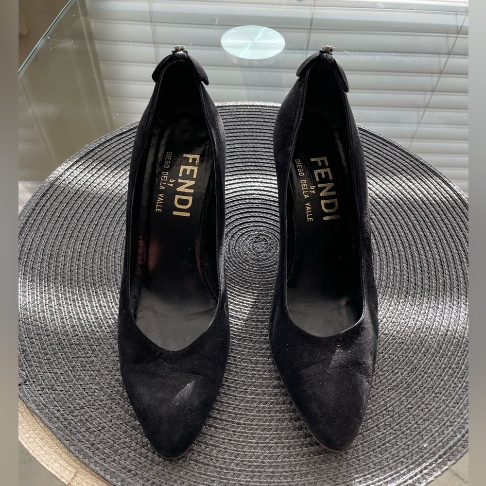 Vintage Fendi black heels